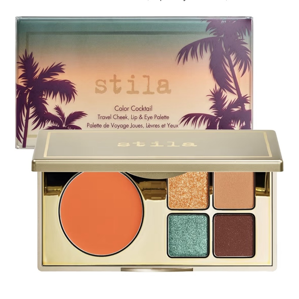 *Lot of 2* NEW ✨Stila Cosmetics Color Cocktail Travel Cheek, Lip & Eye Palette
